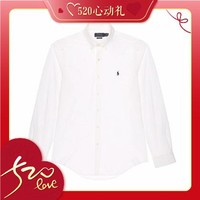 520心动礼：拉夫劳伦 男士刺绣LOGO长袖休闲衬衫