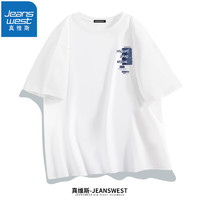 JEANSWEST 真维斯 男士纯棉短袖T恤  EE-31-173109 （多款可选）