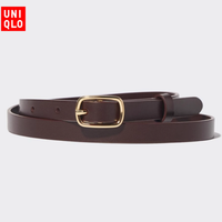 UNIQLO 优衣库 女士腰带 470034 棕黑色 96