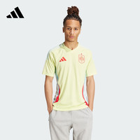adidas 阿迪达斯 西班牙队客场球迷版足球运动短袖球衣男装夏季阿迪达斯官方 柠檬黄/薄荷绿 L