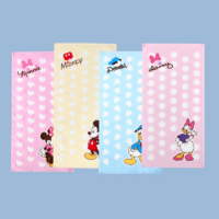 88VIP：Disney 迪士尼 儿童毛巾纯棉割绒童巾宝宝擦洗脸家用吸水不掉毛4条