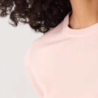 UNIQLO 优衣库 女士圆领短袖T恤 469409 水粉色 XS