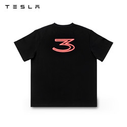TESLA 特斯拉 model 3焕新T恤 男装短袖t恤 舒适合身款式别致图案