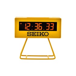 SEIKO 精工 QHL062Y 电子闹钟 黄色 9.3*10.4*4.5cm