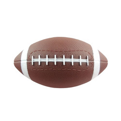 傲春橄欖球美式足球比賽青少年兒腰旗戶外運動玩具球 小號17CM長度