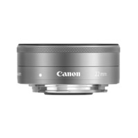 Canon 佳能 镜头EF-M22mm F2 STM银镜少对应EF-M222STMSL单
