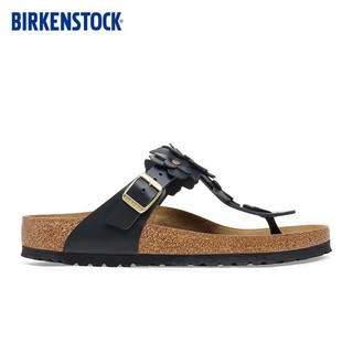 BIRKENSTOCK勃肯女款时尚凉鞋夹脚拖鞋Gizeh系列 黑色窄版1026719 37