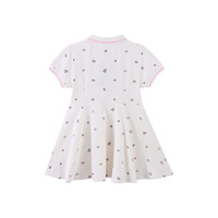 铅笔俱乐部铅笔俱乐部童装2024夏装新款女童连衣裙海洋风中大童裙子印花翻领