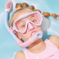 WATERTIME 蛙咚 兒童潛水面罩浮潛面鏡可呼吸游泳眼鏡浮潛三寶潛水裝備