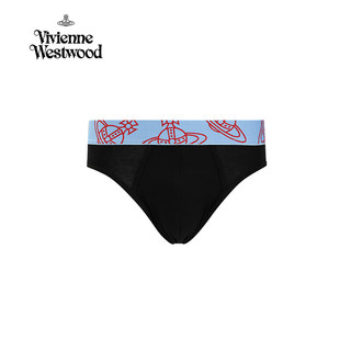 薇薇安·威斯特伍德（Vivienne Westwood）2024春夏 男士棉质纯色三角内裤套装 西太后 黑白灰 XL 