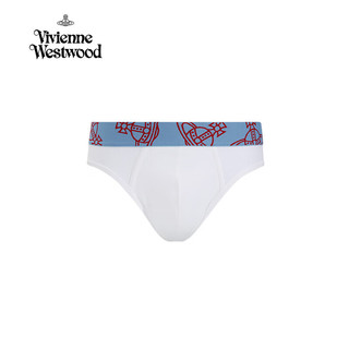 薇薇安·威斯特伍德（Vivienne Westwood）2024春夏 男士棉质纯色三角内裤套装 西太后 黑白灰 XL 