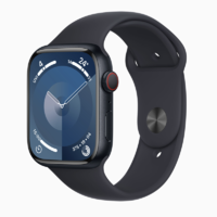 百亿补贴：Apple 苹果 Watch Series 9 GPS+蜂窝款 铝金属表壳智能运动手表