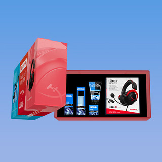 Cloud II 飓风2 黑红头戴式游戏耳机  欧莱雅男士限定礼盒