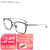 masunaga 增永男女日本手工复古全框眼镜架配镜近视镜框EMPIRE I #24 透明灰