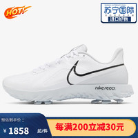NIKE 耐克 高尔夫球鞋 React Infinity Pro 男士Explorer宽版高尔夫鞋运动男鞋 白色/金属铂金/黑色CT6621-105 41/US8