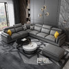 FA SA DI HOUSEHOLD 法莎蒂 简约现代科技布沙发大户型客厅整装可拆洗U型布艺沙发组合