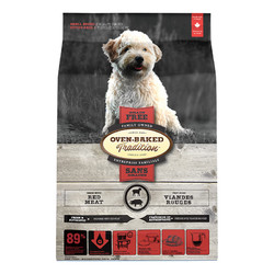 oven-baked 欧恩焙 加拿大原装进口 无谷小型犬 低温烘焙全犬粮 红肉味小颗粒12.5磅