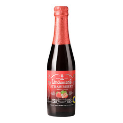 林德曼 比利時林德曼Lindemans草莓精釀果味啤酒250mlx6瓶組合裝