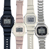 百亿补贴：CASIO 卡西欧 YOUTH系列小方块W-218H手表树脂表带日韩表时尚运动潮流