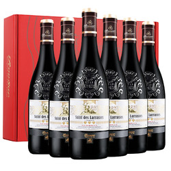 罗莎庄园 Roosar 罗莎庄园 罗莎红酒礼盒装 法国波尔多AOP维克多3钻干红葡萄酒6瓶装