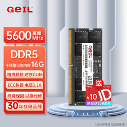 GeIL 金邦 16G DDR5-5600  笔记本内存条 千禧系列