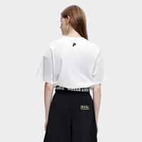 FILA 斐樂 女裝FUSION系列運動T恤女寬松針織短袖衫
