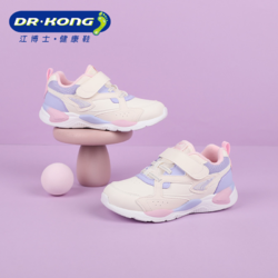 DR.KONG 江博士 兒童鞋幼兒拼色潮流舒適健康鞋女寶寶軟底學步鞋B1402337A