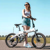 Simous 喜摩氏 喜摩（HIMO）电动自行车新国标轻骑折叠电动车成人电动助力自行车锂电池 Z20白