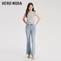 VERO MODA 针织衫女2023春夏新款圆领无袖百搭简约气质