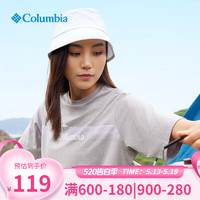 哥伦比亚 户外春夏女子时尚休闲运动旅行圆领短袖T恤AR3545 044 M