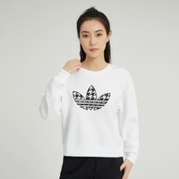 adidas ORIGINALS 时尚百搭女子圆领卫衣运动套头衫女装