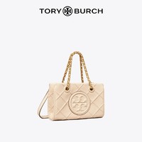 TORY BURCH Fleming系列 女士羊皮革手提包 152334 黑色 迷你