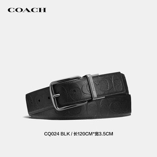 COACH 蔻驰 男款皮带腰带商务休闲CQ024 BLK
