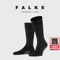 FALKE德国鹰客Cool 24/7休闲男袜高筒商务正装袜子男 实用龙年拜年 黑色-3000 41-42
