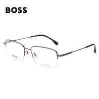 HUGO BOSS 近视眼镜男女款钛半框光学眼镜架1289F 003 56MM(T)