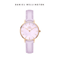 Daniel Wellington DW女表花时系列薰衣草紫贝母流金表简约欧美表DW00100634