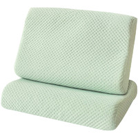 KissDear 卡丝迪尔 夏季冰丝乳胶枕套40x60一对装小枕头套30x50单个家用枕芯套内胆套