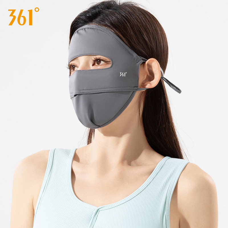 361防曬面罩女全臉防紫外線臉基尼冰絲遮陽臉罩夏季戶外開車口罩
