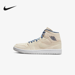 nike耐克女鞋airjordanaj1mid中帮板鞋篮球鞋沙漠黄dm9126104