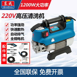 Dongcheng 东成 220V高压清洗机便携式洗车机家用刷车水枪水泵 Q1W-FF-5.5/7PLUS