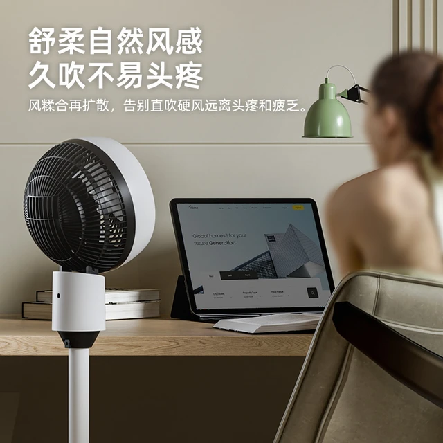 SSOK空气循环扇电风扇家用落地扇智能语音遥控风扇定时摇头大风力