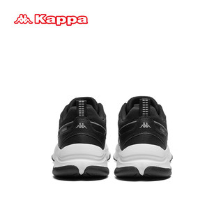 卡帕（Kappa）厚底老爹鞋男2024春季轻便软底运动鞋 黑色 44  01CJ黑色
