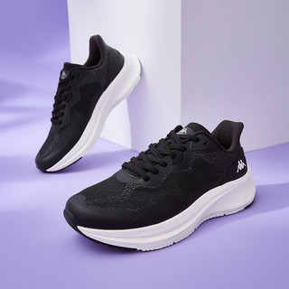 卡帕（Kappa）运动鞋绝影系列男子网面鞋休闲跑步鞋 黑色 44 