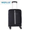 WEPLUS唯加28英寸旅行箱行李箱大容量布箱经典简约商务轮密码箱WP750 暗黑色-28英寸（超大款） 28英寸