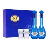 YANGHE 洋河 梦之蓝 蓝色经典 M6 40.8%vol 浓香型白酒 500ml*2瓶 礼盒装