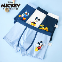 Disney 迪士尼 男童纯棉卡通平角内裤   4条套装