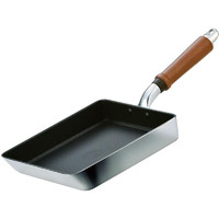 HOKURIKUALUMI平底煎锅 燃气炉火 轻量 铝合金 日本制造 玉子烧煎锅 20x21cm