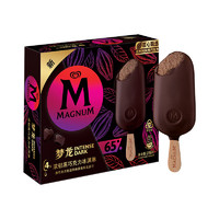 MAGNUM 梦龙 和路雪 浓郁黑巧克力口味冰淇淋 64g*4支