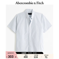 Abercrombie & Fitch 小麋鹿休闲日常通勤短袖衬衫 KI125-4043