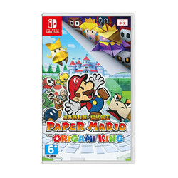 Nintendo 任天堂 港版 Switch游戲《紙片馬里奧 折紙國王》